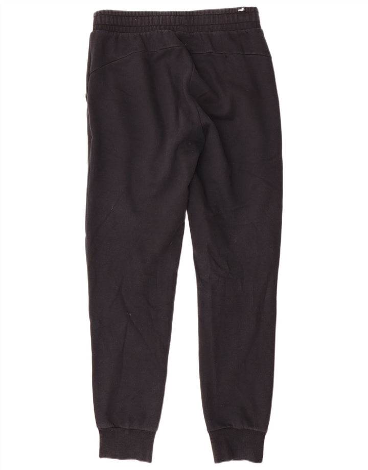 Puma Mens Tracksuit Trousers Joggers Medium Black Cotton