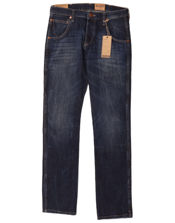 Мужские джинсы Wrangler Spencer Slim W30 L34, темно-синие, хлопок