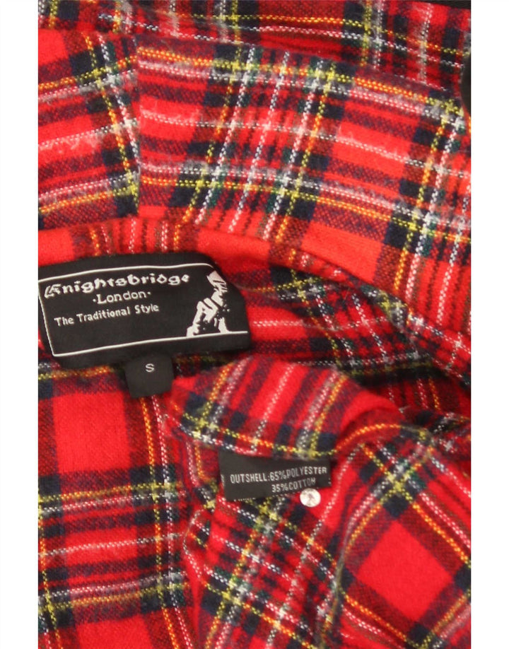 Vintage herre hættebomberjakke UK 36 Lille sort polyester