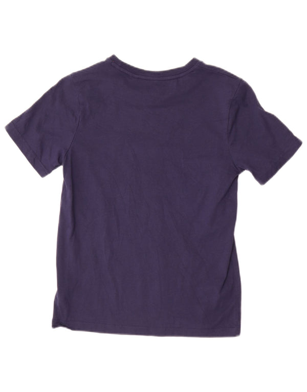 Timberland Boys T-Shirt Top 11-12 Years XS Navy Blue Colorblock Cotton