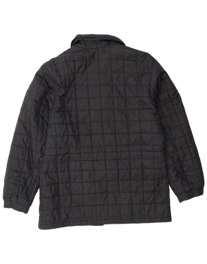 BELFE & BELFE Womens Quilted Jacket UK 14 Medium Black Polyester