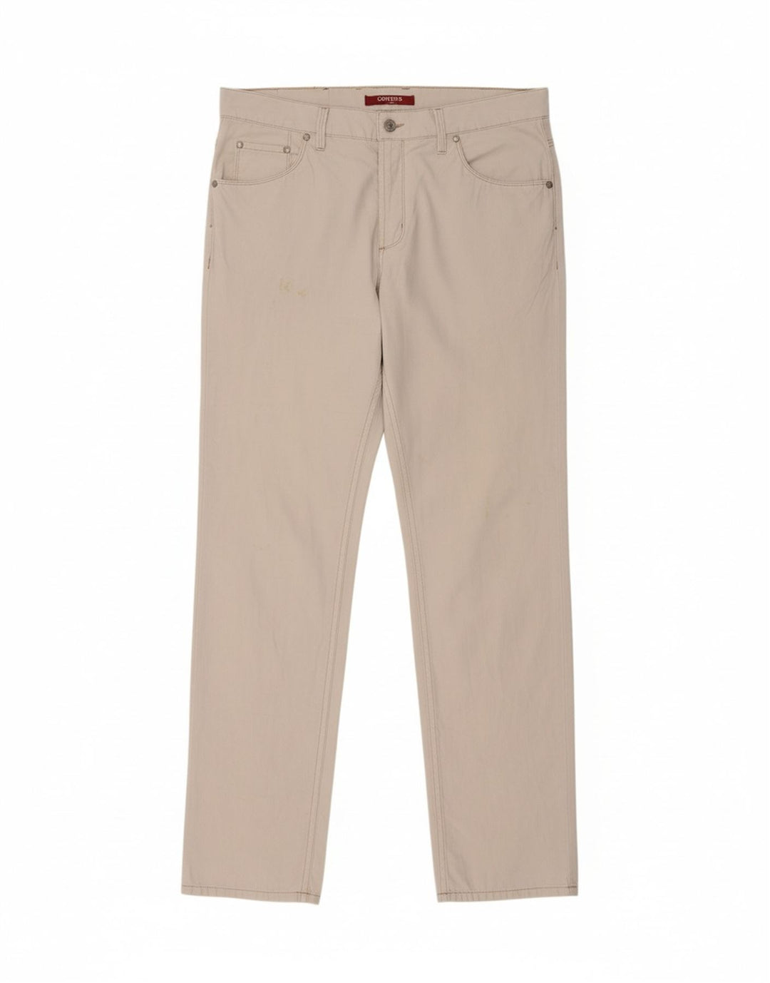 CARRERA Mens Regular Casual Trousers W34 L34 Grey Cotton