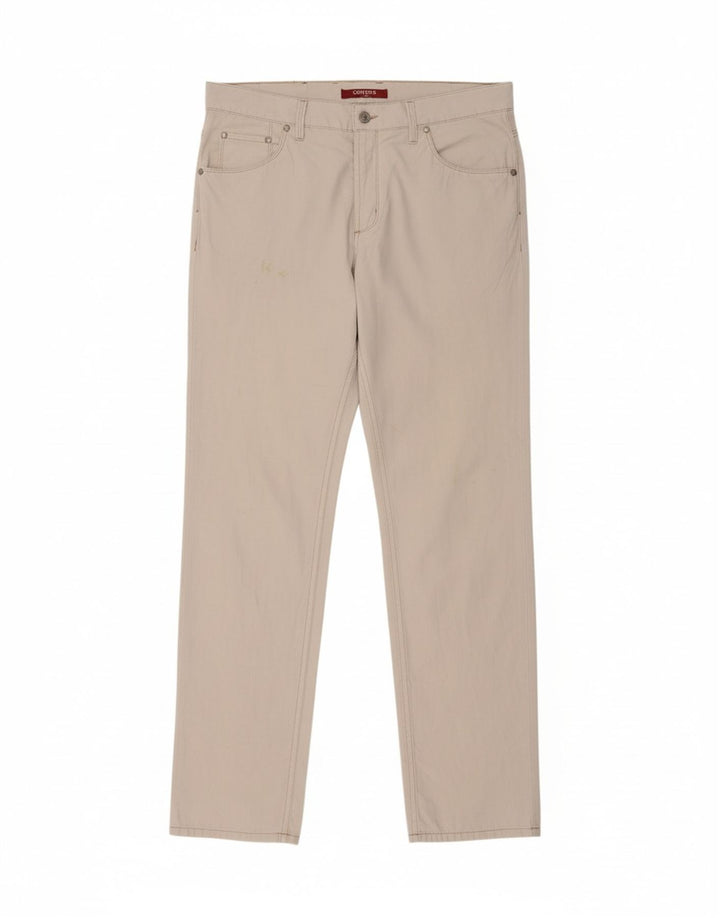 CARRERA Mens Regular Casual Trousers W34 L34 Grey Cotton