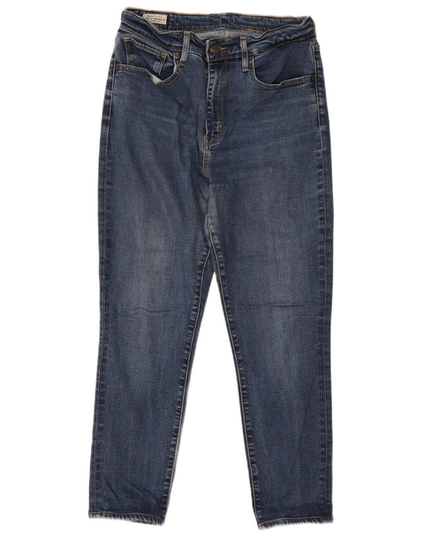 Jeans cropped a vita alta da donna Levi's W28 L25 Blu