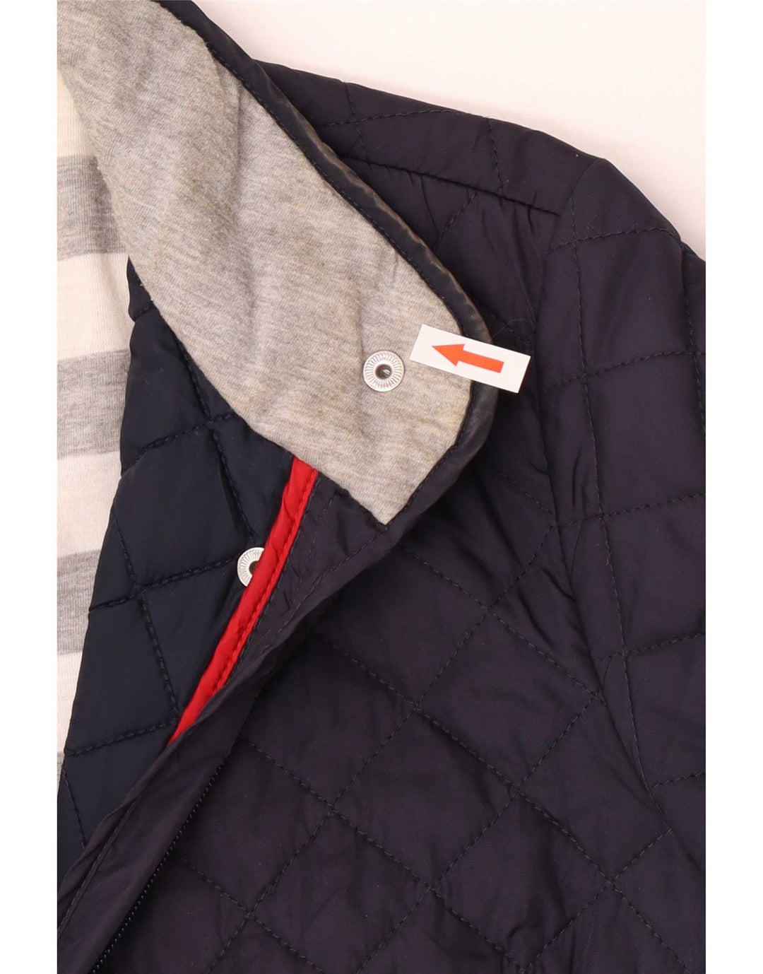 Tommy Hilfiger Damen Steppjacke UK 10 Small Marineblau Polyester