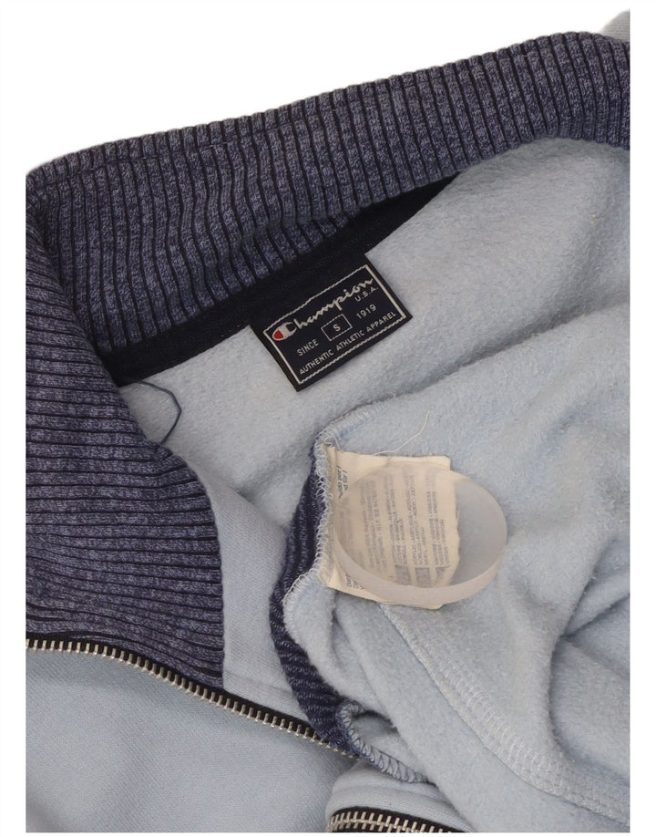 Giacca da ginnastica da uomo Champion piccola in cotone blu
