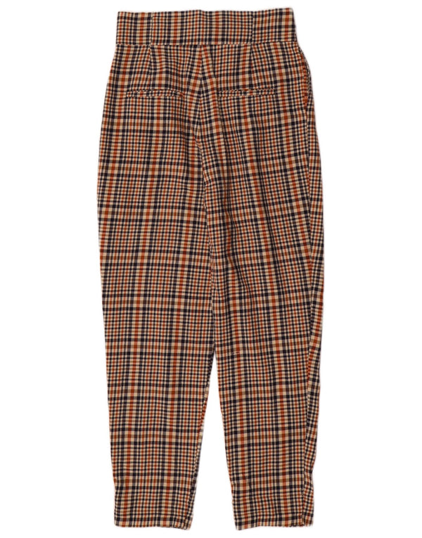 Zara Womens Trafaluc High Waist Casual Trousers Small W25 L28 Multicoloured