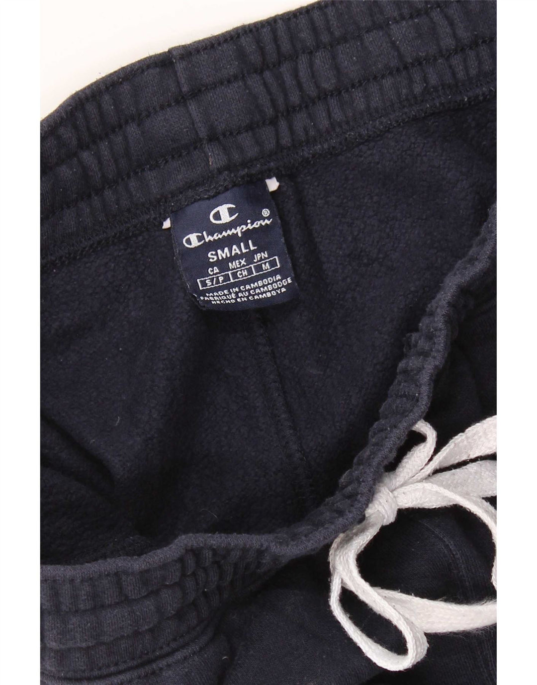 Champion Mens Tracksuit Trousers Joggers Small Navy Blue