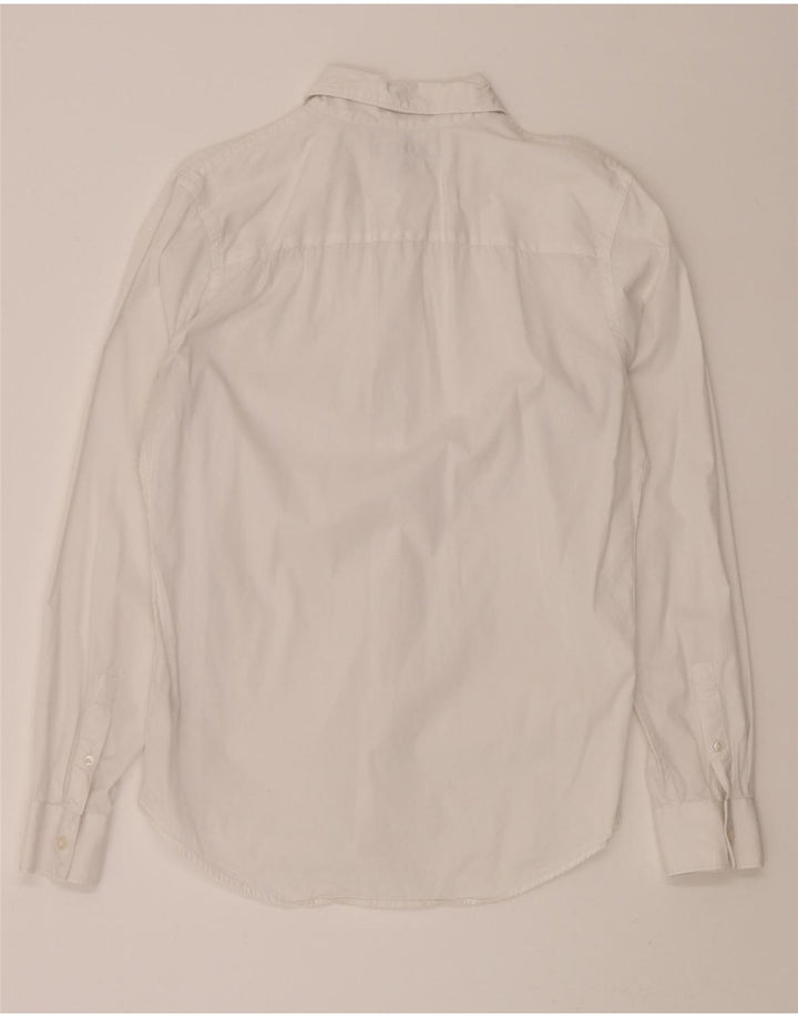 ZARA Mens Slim Fit Shirt Medium White Cotton Vintage Zara and Second-Hand Zara from Messina Hembry 