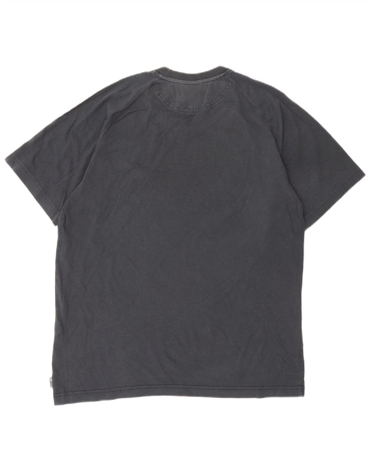 ADIDAS Mens T-Shirt Top Medium Black Cotton