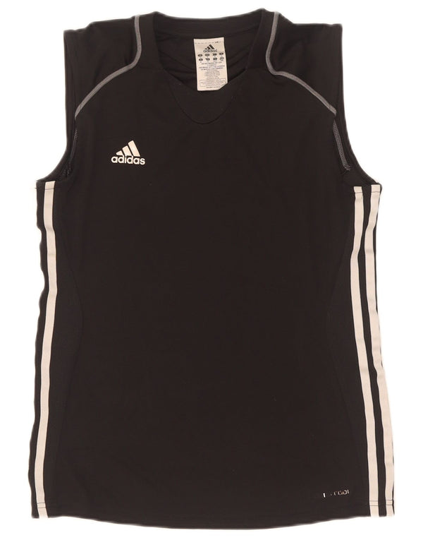 Adidas Womens Climacool Vest Top UK 14 Medium Black Polyester