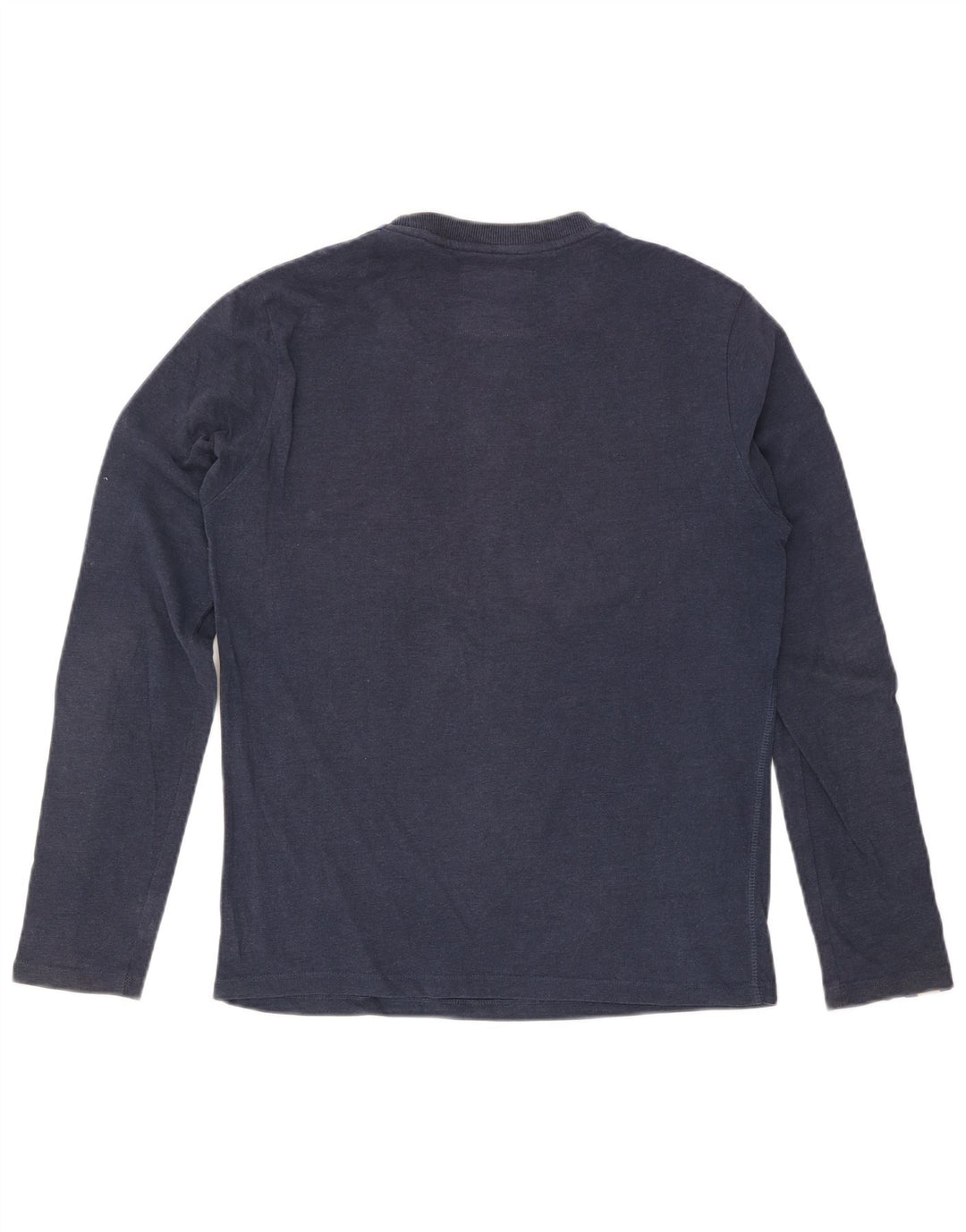 Superdry Mens Graphic T-Shirt Long Sleeve Medium Navy Blue