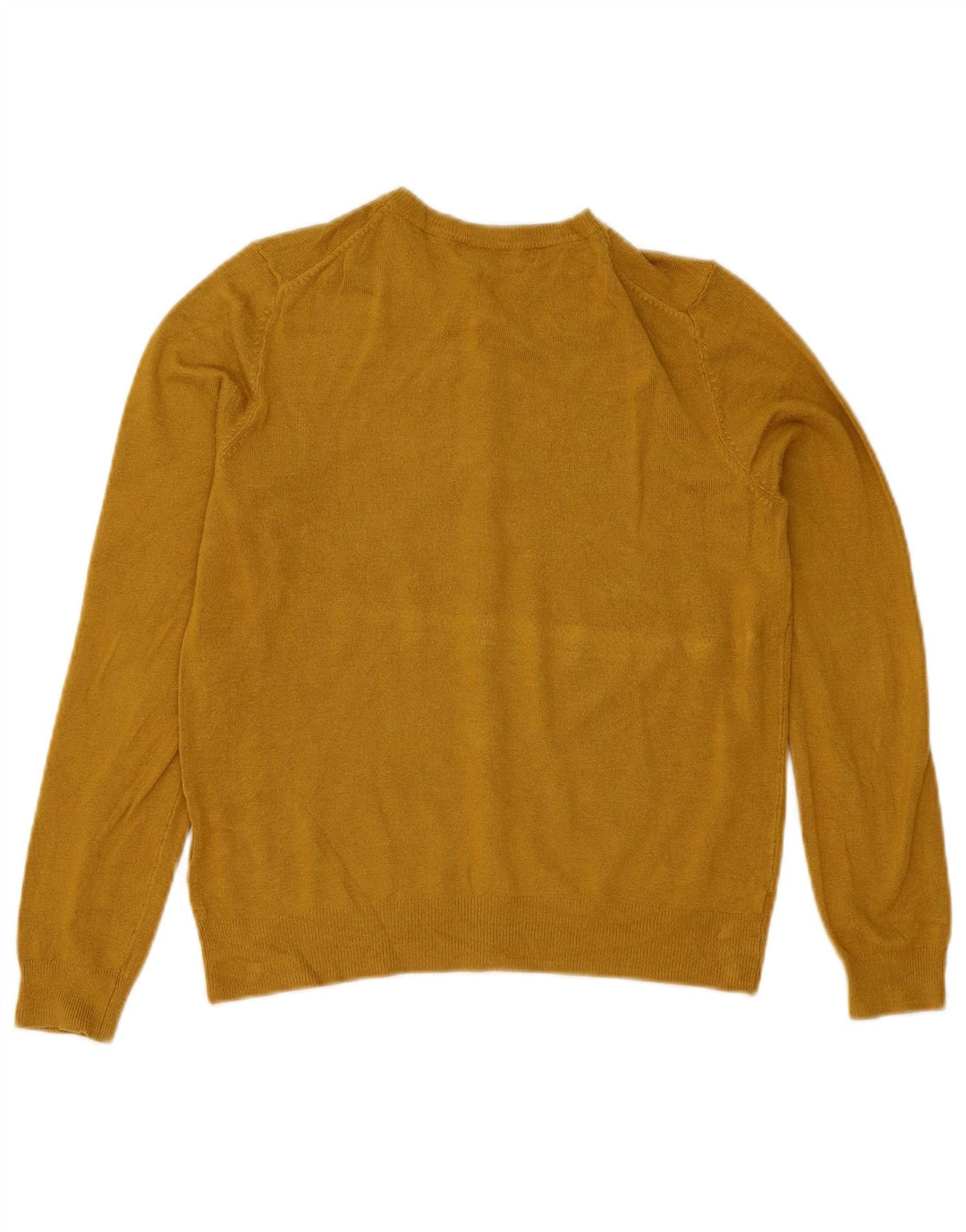 Marks & Spencer Dame Cardigan Sweater UK 12 Medium Yellow Viscose