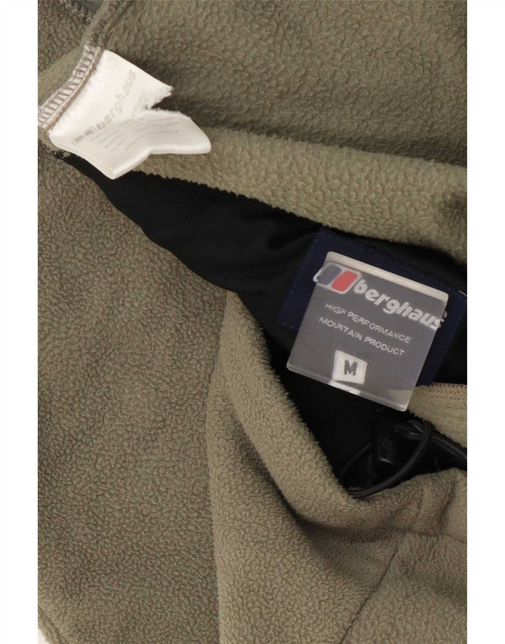 Berghaus Womens Fleece Gilet UK 14 Medium Khaki Polyester