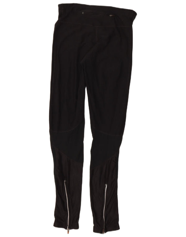 Nike Womens Dri Fit Leggings UK 12 Medium Black Polyester