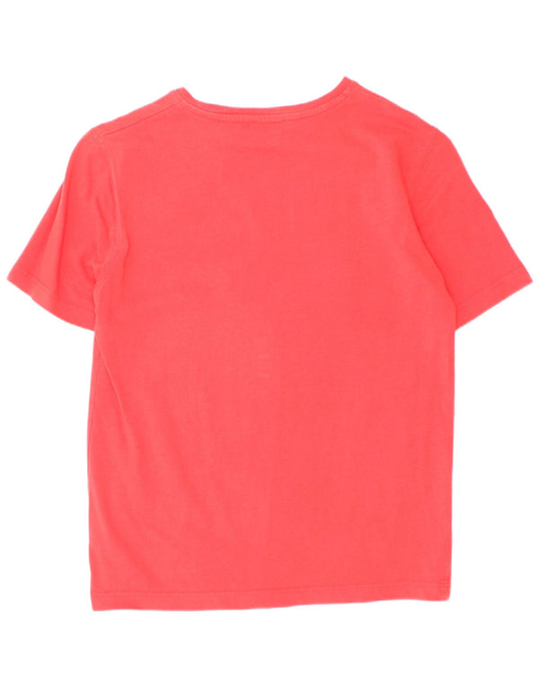 Hugo Boss Boys Grafisk T-Shirt Top 9-10 År Rød Bomuld