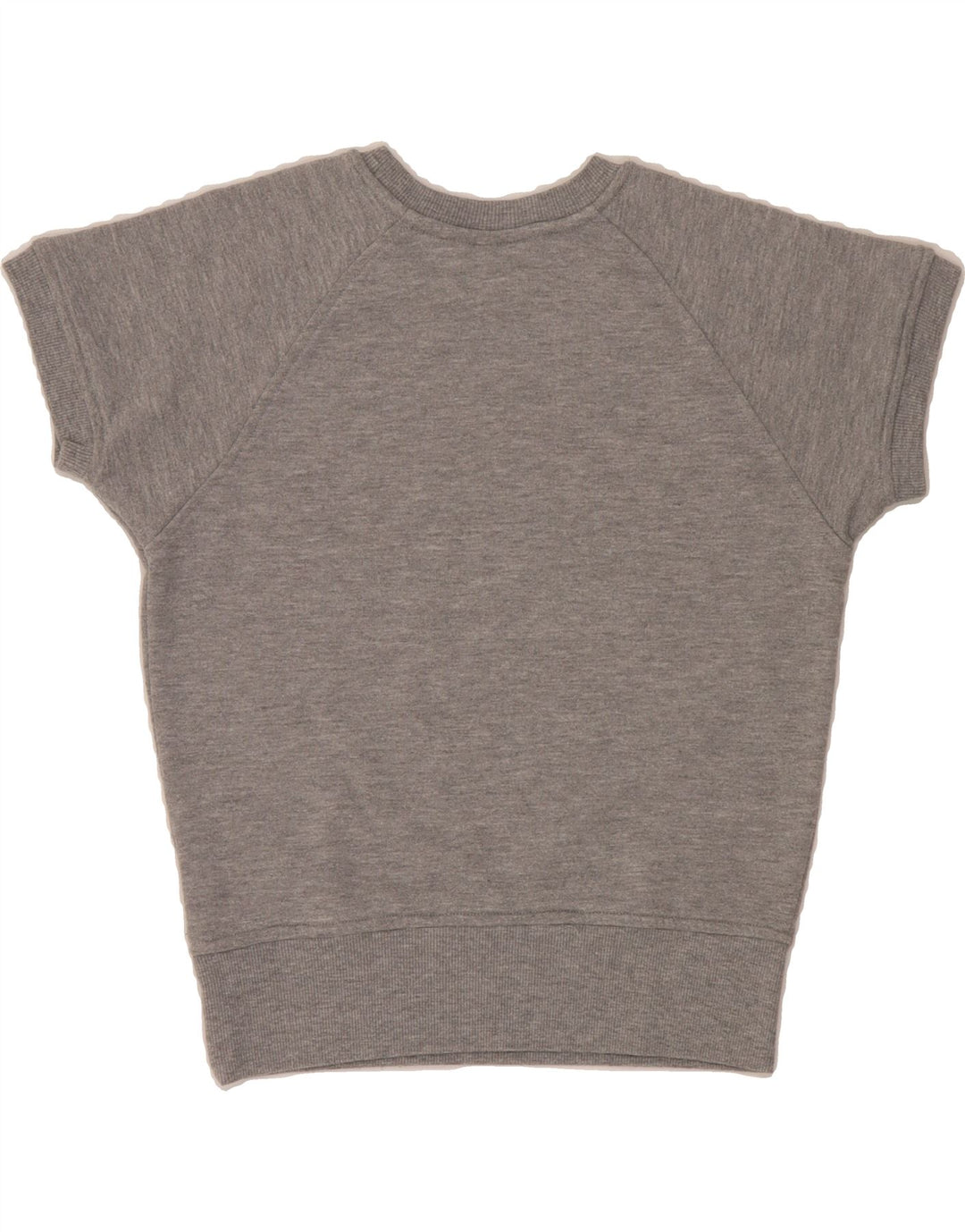 PUMA Womens Short Sleeve Graphic Sweatshirt Jumper UK 12 Medium  Grey Vintage Puma and Second-Hand Puma from Messina Hembry 
