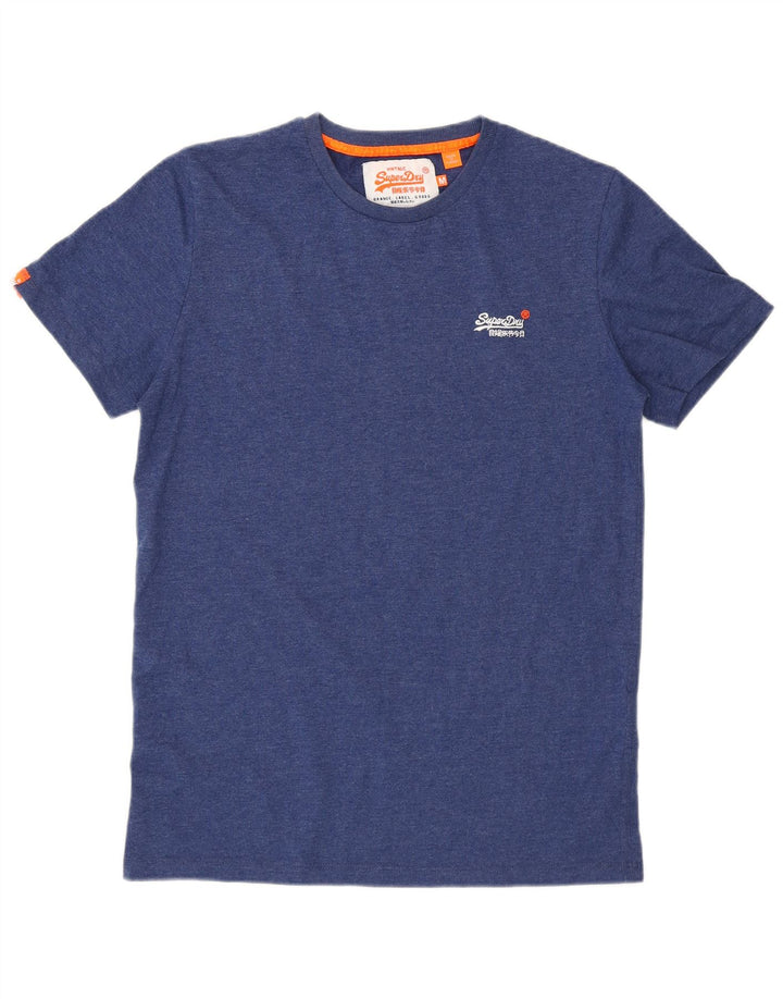 T-shirt męski Superdry, bawełniany, średni niebieski