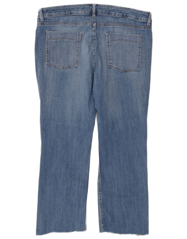 Marks & Spencer női Indigo Crop Slim Bootcut farmer UK 18 XL W38 L25 kék