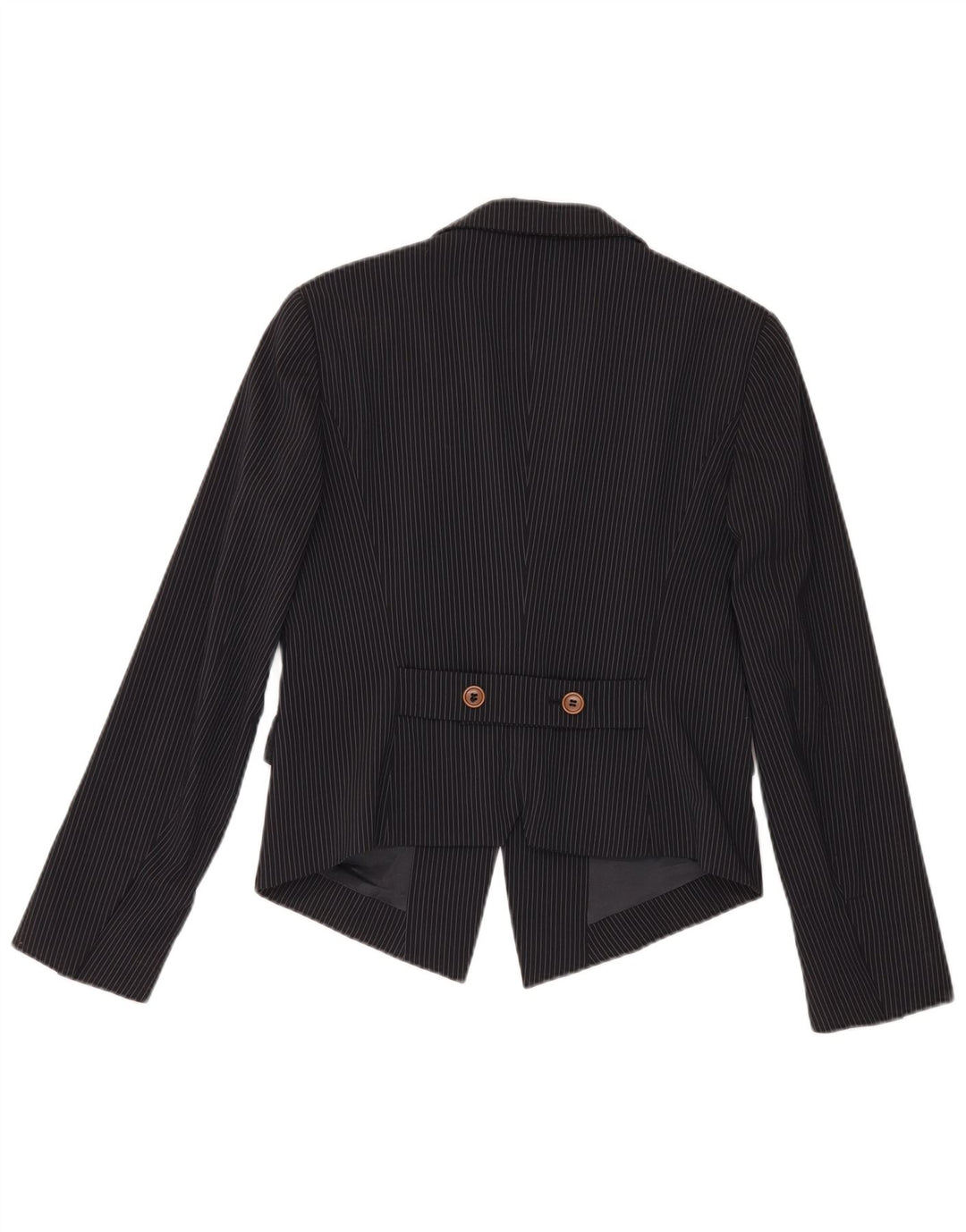 Jaqueta blazer feminina de 2 botões Max & Co. UK 14 listra preta grande