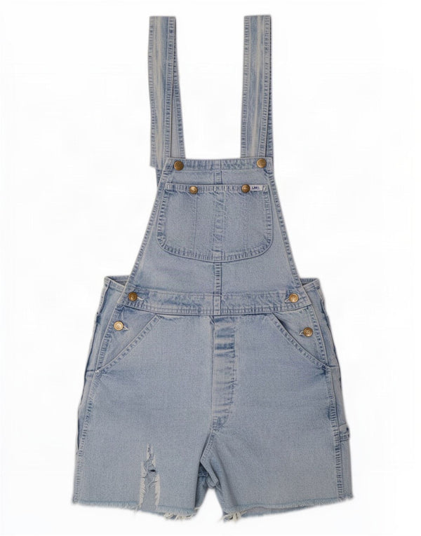 Lee Salopette da donna Pantaloncini di jeans Grandi W34 Cotone blu