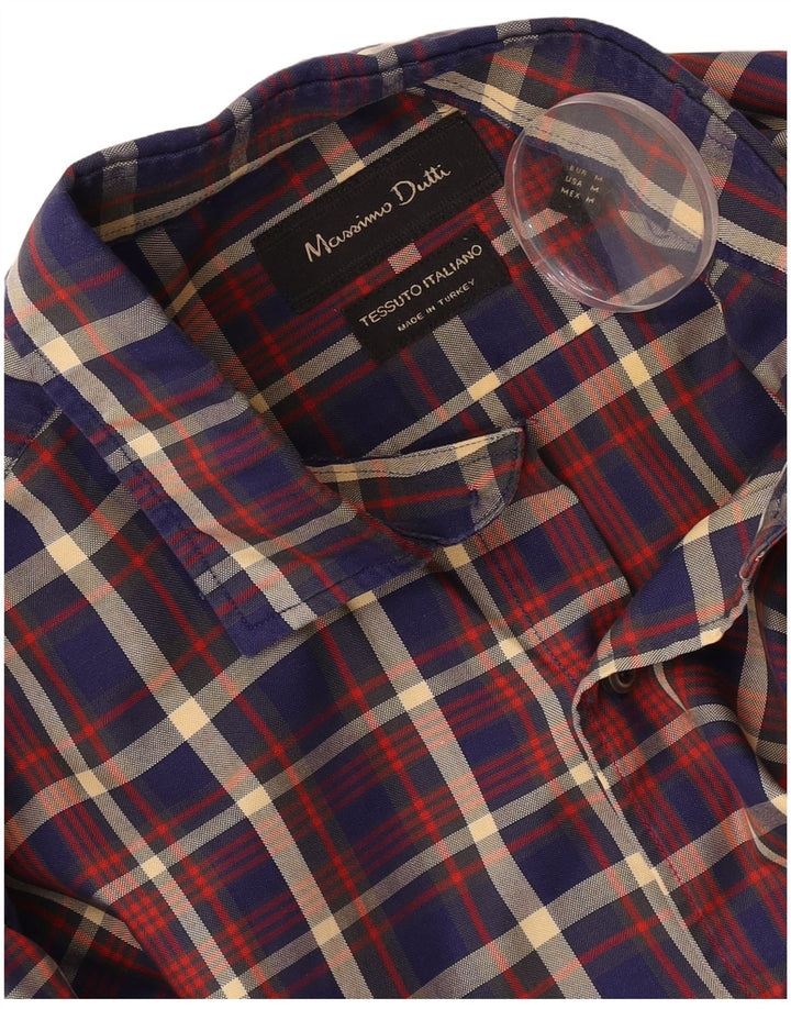Massimo Dutti Chemise à Carreaux Multicolore Moyen Homme