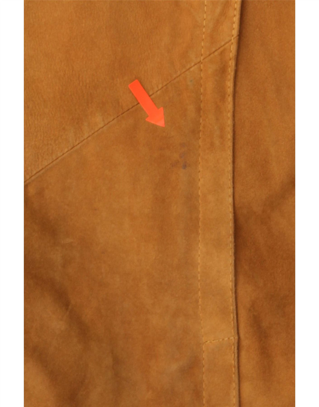 Vintage Mens Suede Jacket UK 40 Large Brown Leather