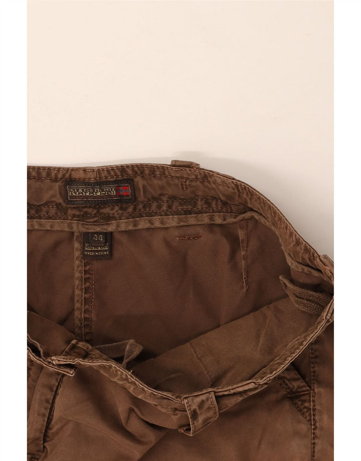 NAPAPIJRI Womens Cargo Shorts IT 44 Medium W30 Brown
