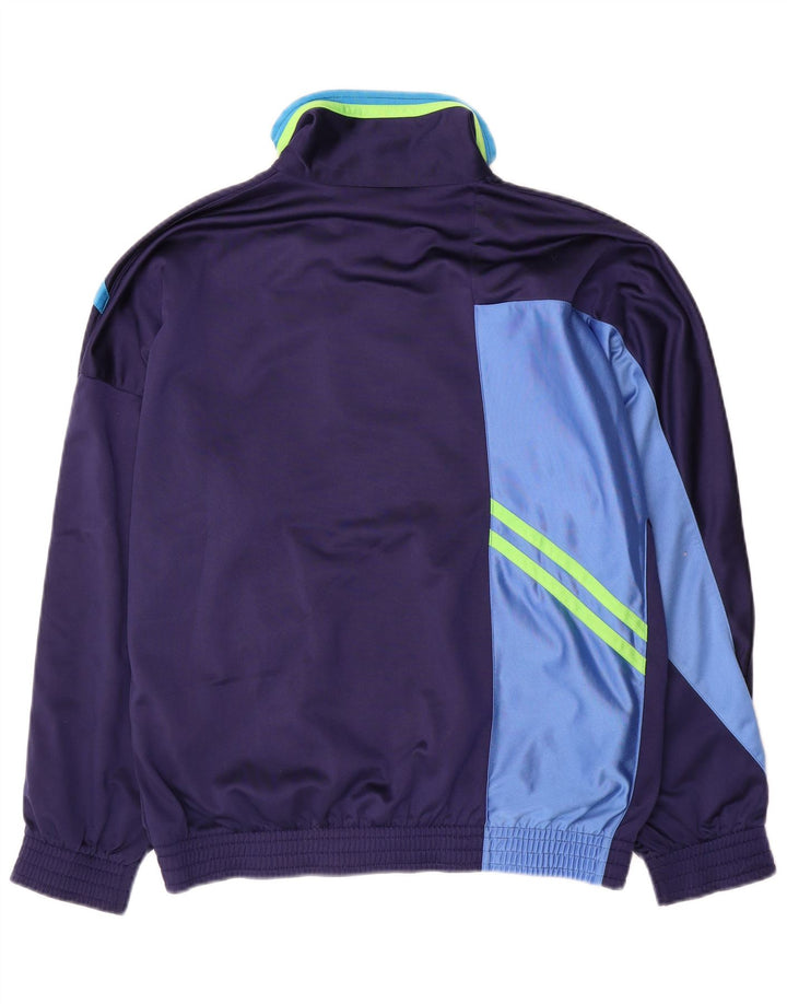 Lotto Mens Tracksuit Top Jacket Medium Navy Blue Colourblock