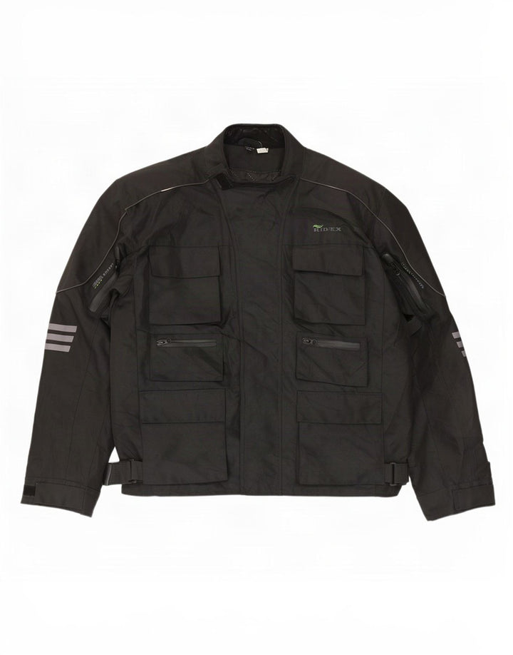 Ridex Herren Racer Jacke UK 44 2XL Schwarz