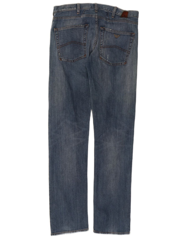 Armani Mens J45 Slim Jeans W32 L31 Blue