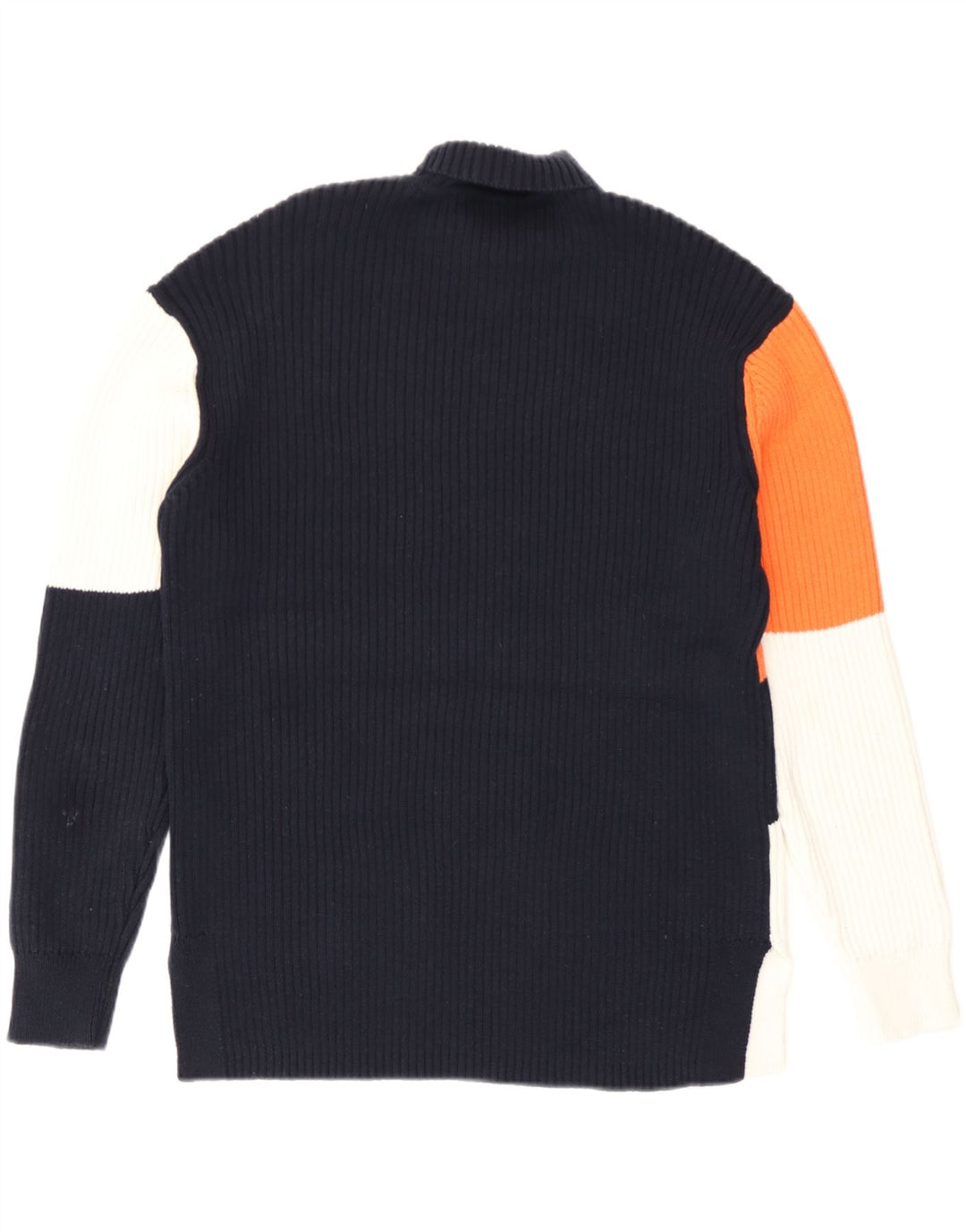Marks & Spencer Womens Roll Neck Jumper Sweater UK 14 Medium Navy Blue