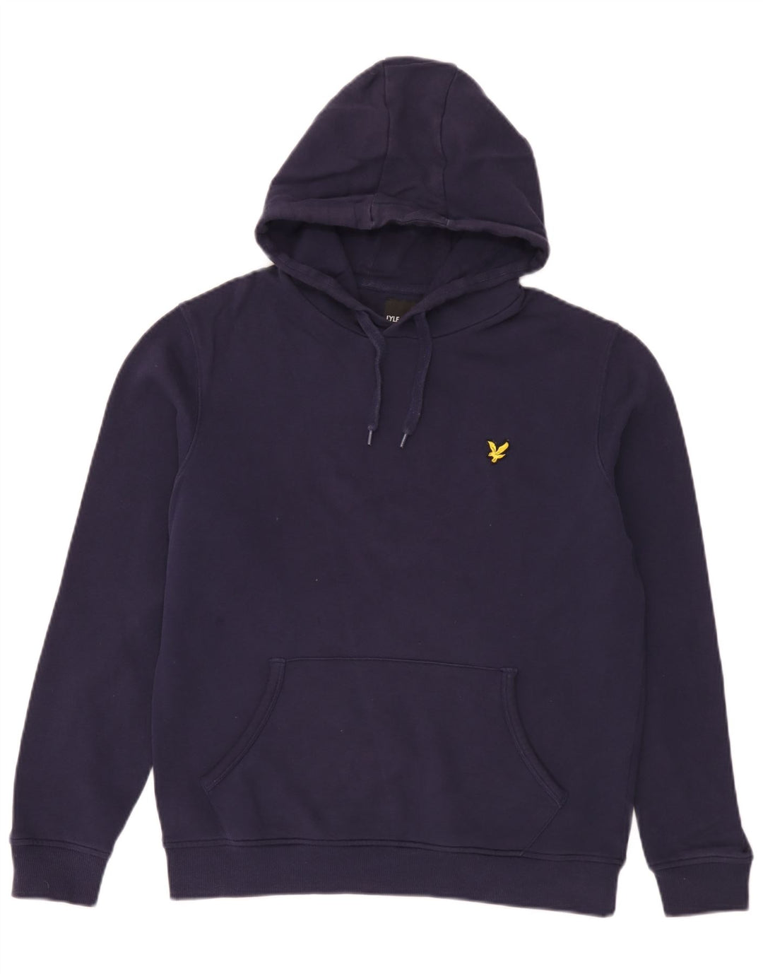 Lyle & Scott Felpa con cappuccio da uomo in cotone medio blu navy
