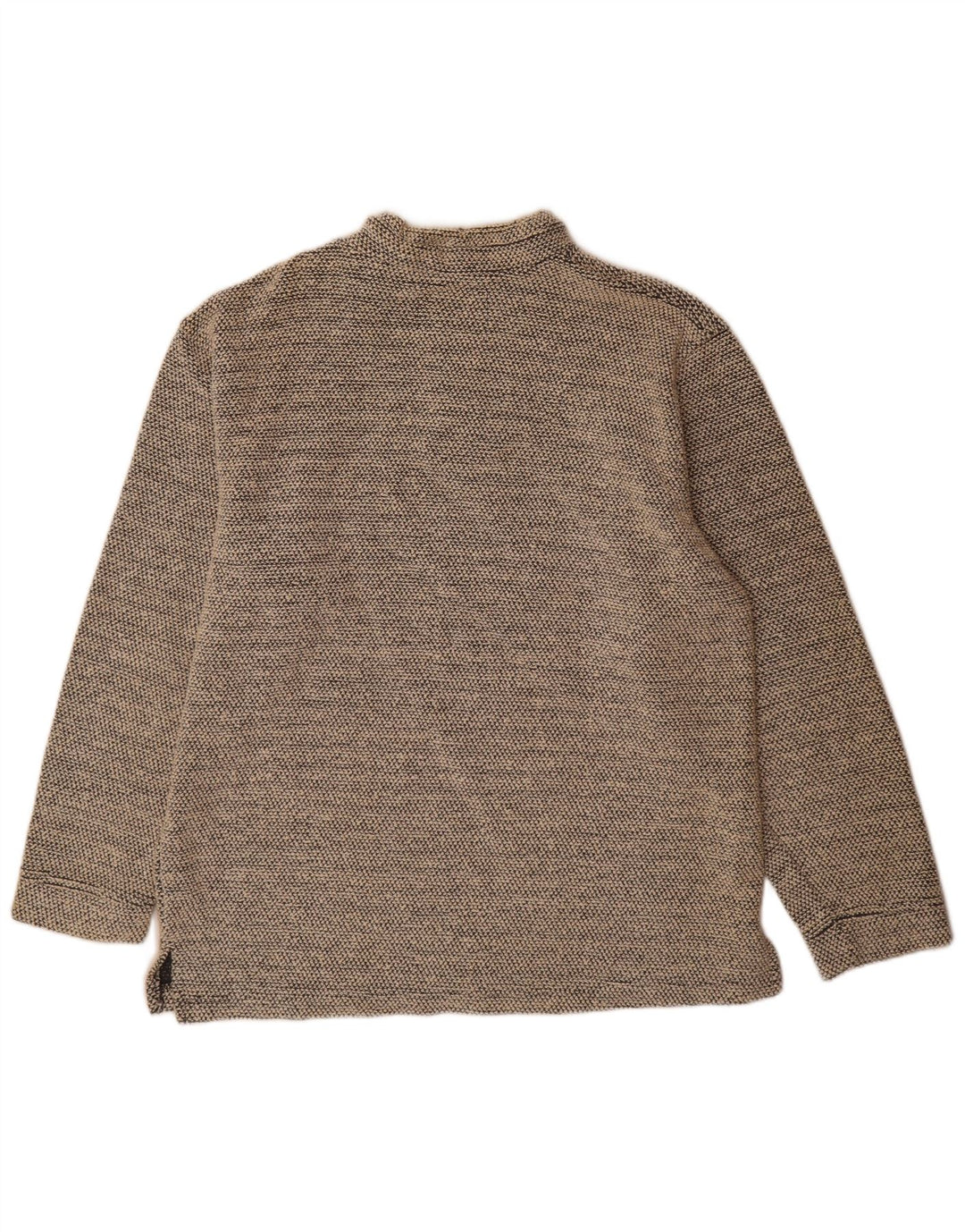 Weird Fish Mens Zip Neck Sweatshirt Jumper Large Grey Cotton