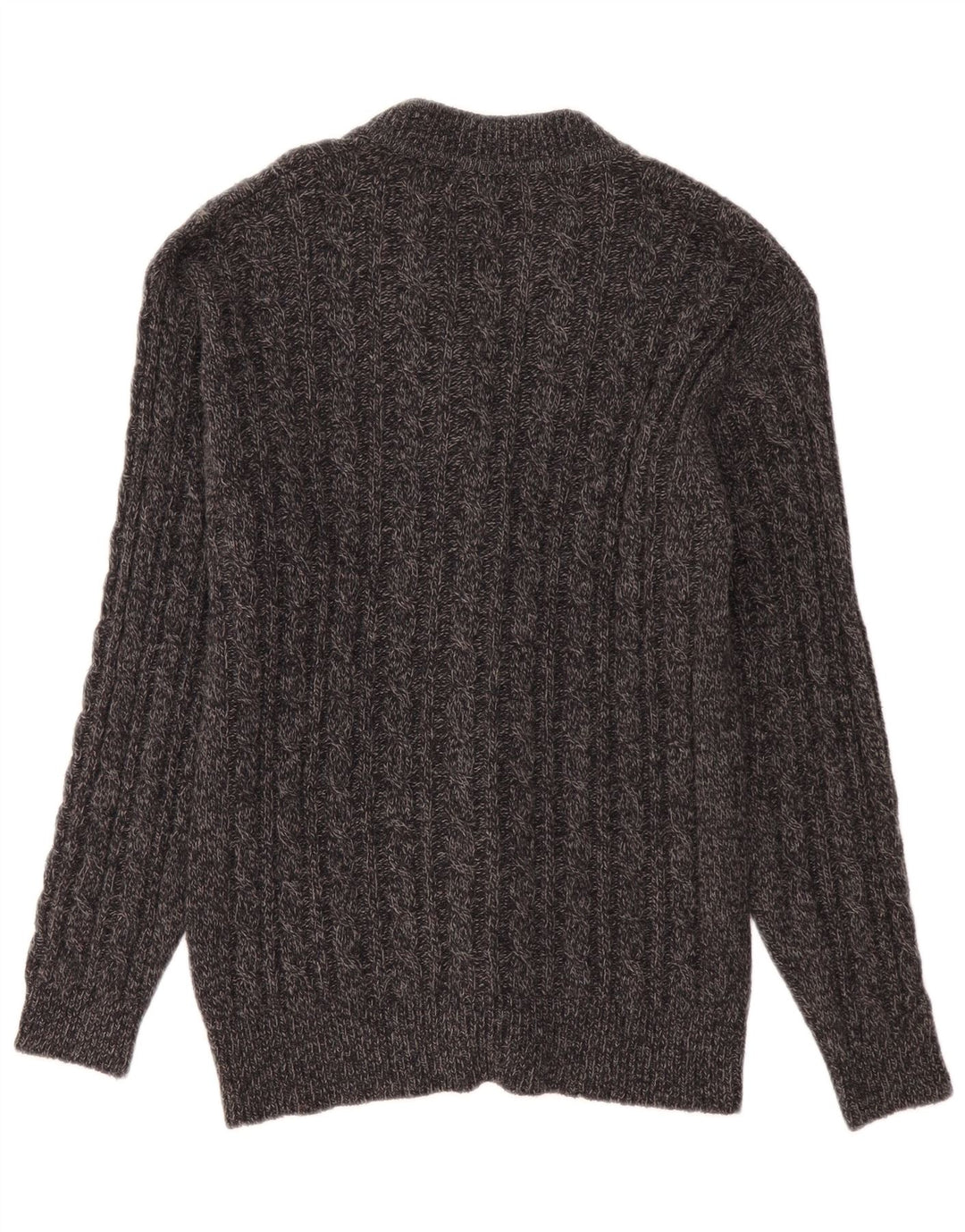 Balloon Womens Cardigan Sweater Medium Grey Wool