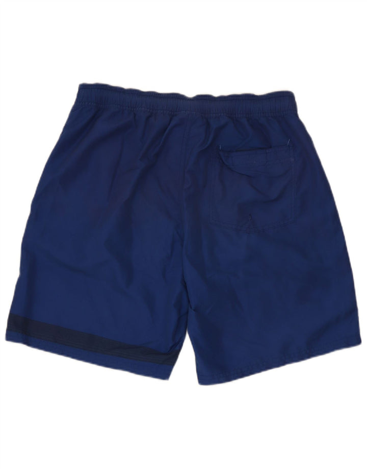 Champion Mens Graphic Swimming Shorts Small  Navy Blue Polyester