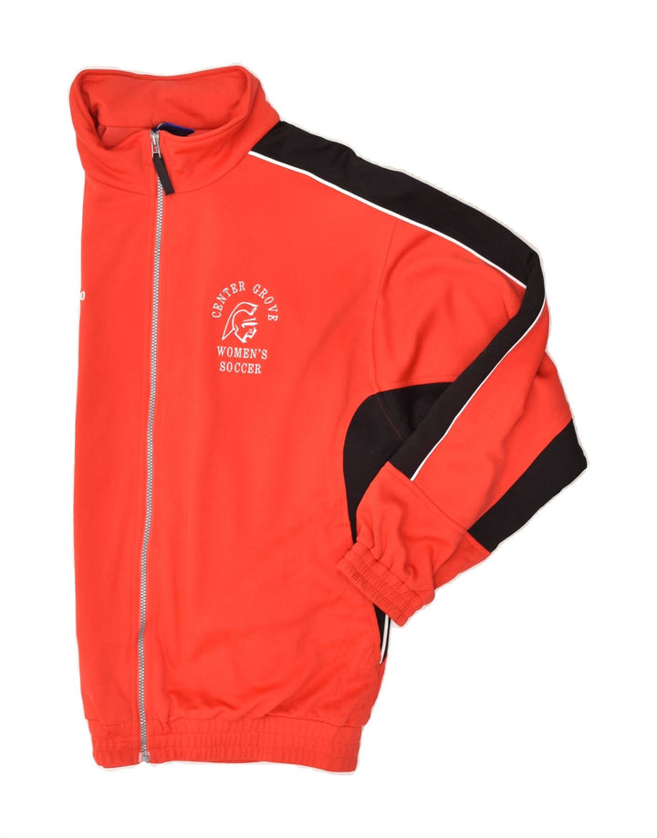 UMBRO Womens Tracksuit Top Jacket UK 18 XL Red Colourblock Polyester Vintage Umbro and Second-Hand Umbro from Messina Hembry 