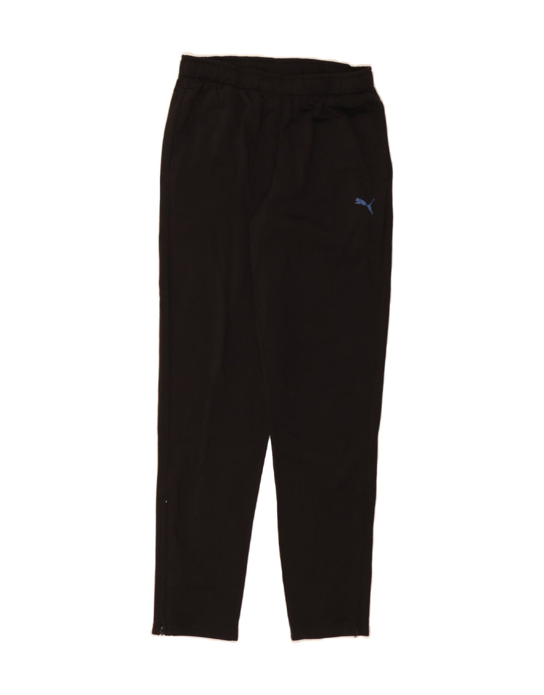 PUMA Girls Tracksuit Trousers 15-16 Years Black Polyester Vintage Puma and Second-Hand Puma from Messina Hembry 