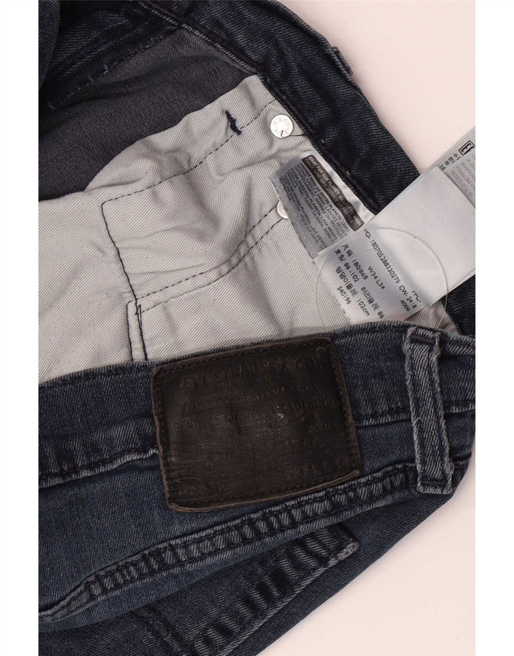 Мужские джинсы Levi's Slim 512 W34 L34 синие, хлопок