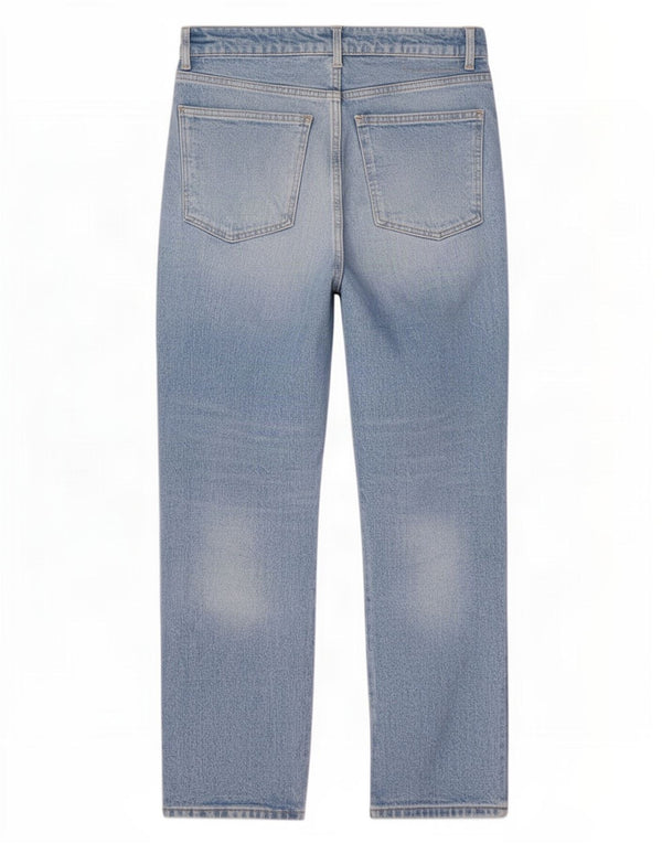 Zara Womens High Rise Tapered Jeans EU 40 Medium W30 L28 Blue