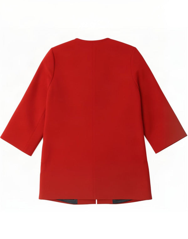 Zara Womens Overcoat UK 10 Small Red
