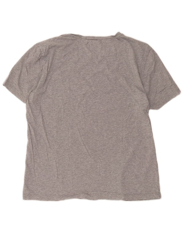 T-shirt grafica da uomo Tommy Hilfiger Top 2XL cotone grigio