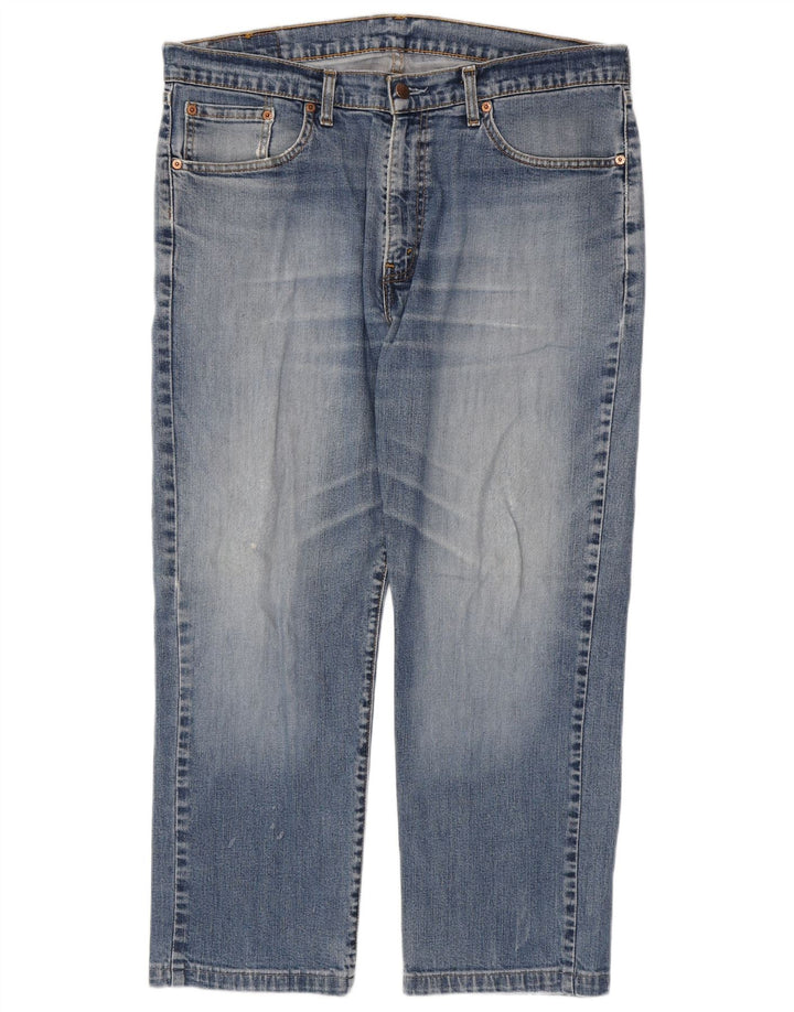 LEVI'S Mens Straight Jeans W38 L27 Blue Cotton