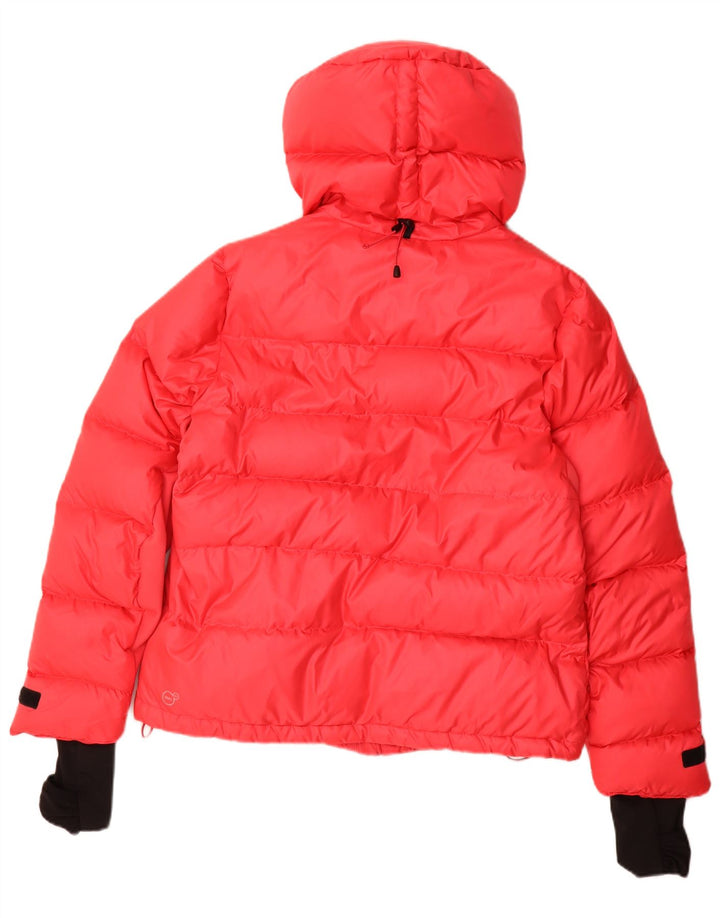 Giacca imbottita con cappuccio da donna Puma UK 16 Large Rosso Poliestere