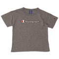 Champion Damen Grafik-T-Shirt-Oberteil UK 12 Mittelgrau