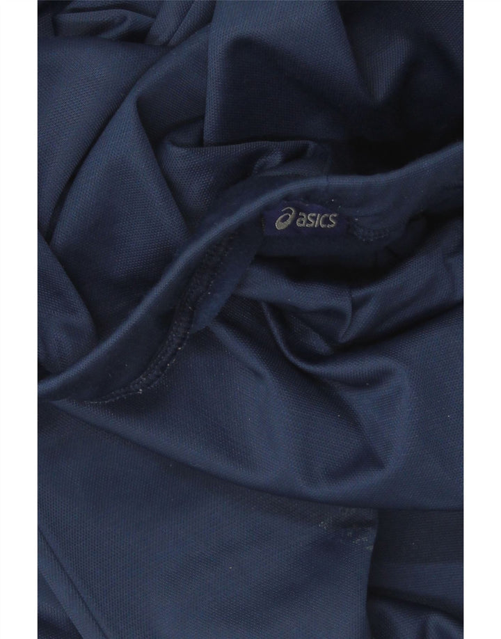 ASICS Mens Tracksuit Trousers 2XL  Navy Blue Polyester Vintage Asics and Second-Hand Asics from Messina Hembry 
