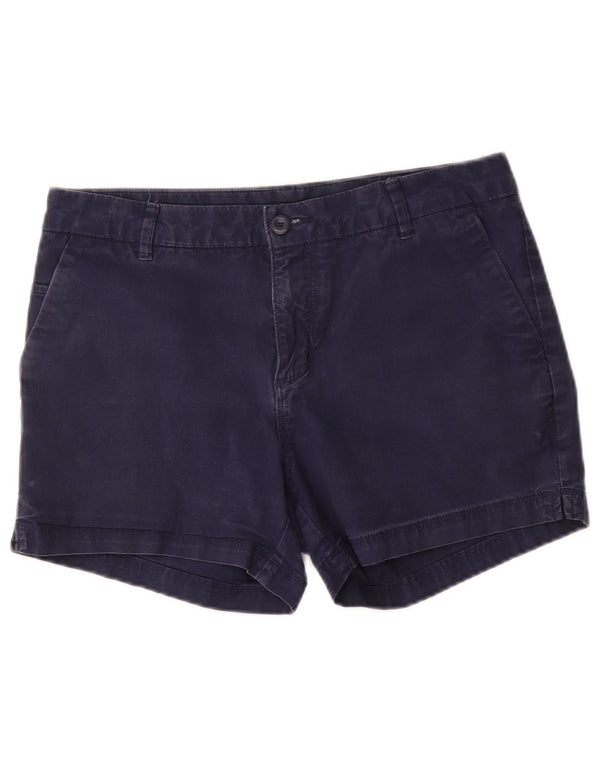 Patagonia Womens Chino Shorts US 10 Large W30 Navy Blue Cotton