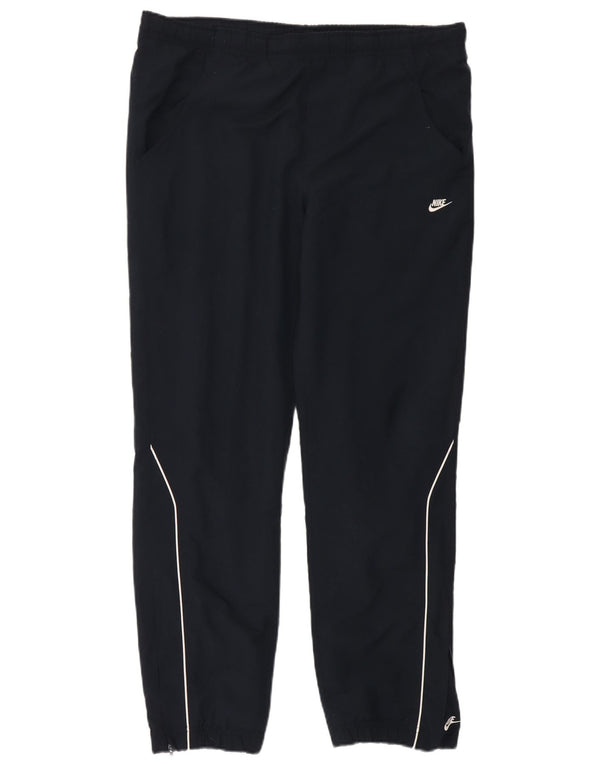 Nike Mens Tracksuit Trousers Joggers Medium Navy Blue Polyester