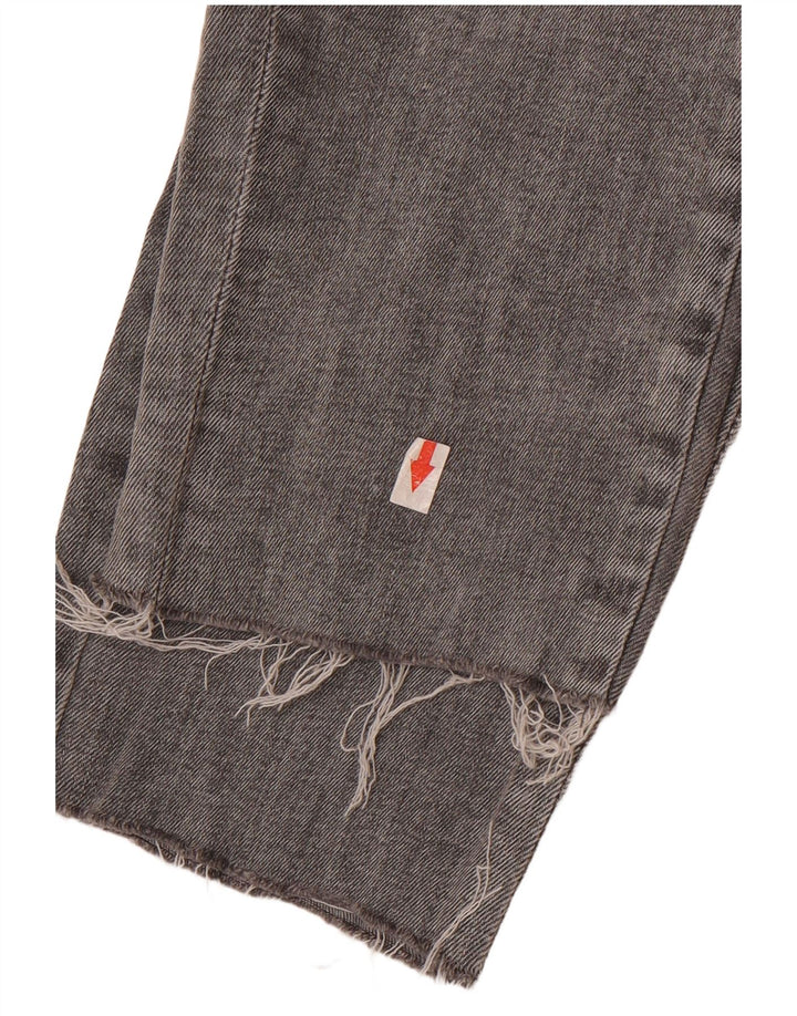 Zara Womens Cropped Jeans EU 40 Medium W30 L24 Grå