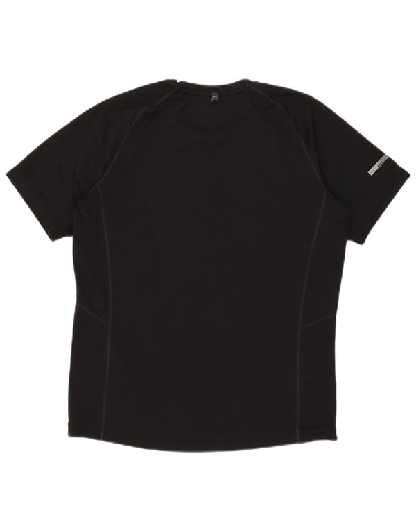 Nike Mens Dri Fit T-Shirt Top Medium Black Polyester